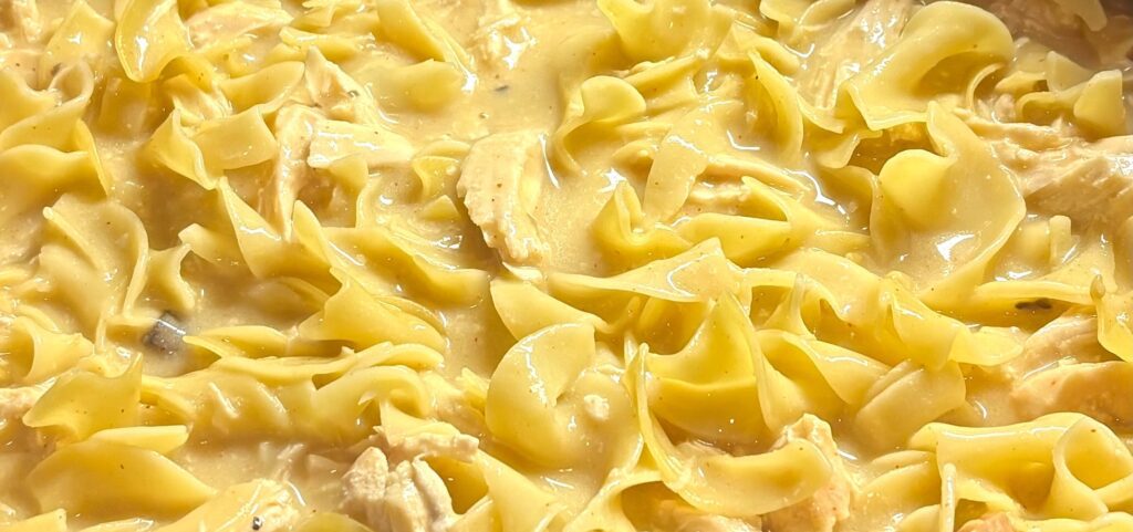 slow cooker chicken and noodles