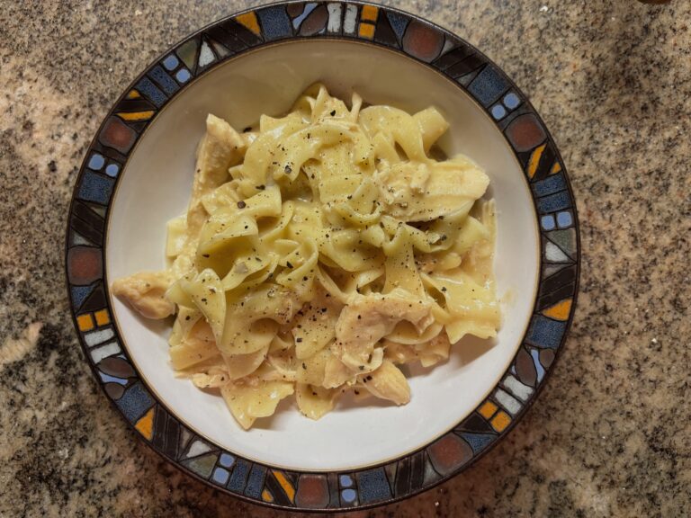 slow cooker chicken and noodles